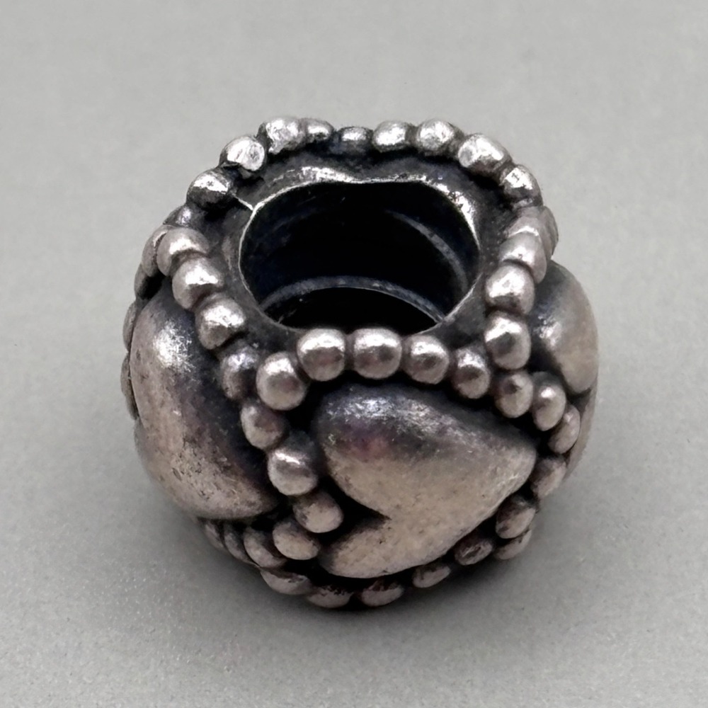 PANDORA Everlasting Love Heart Charm 925 Sterling Silver